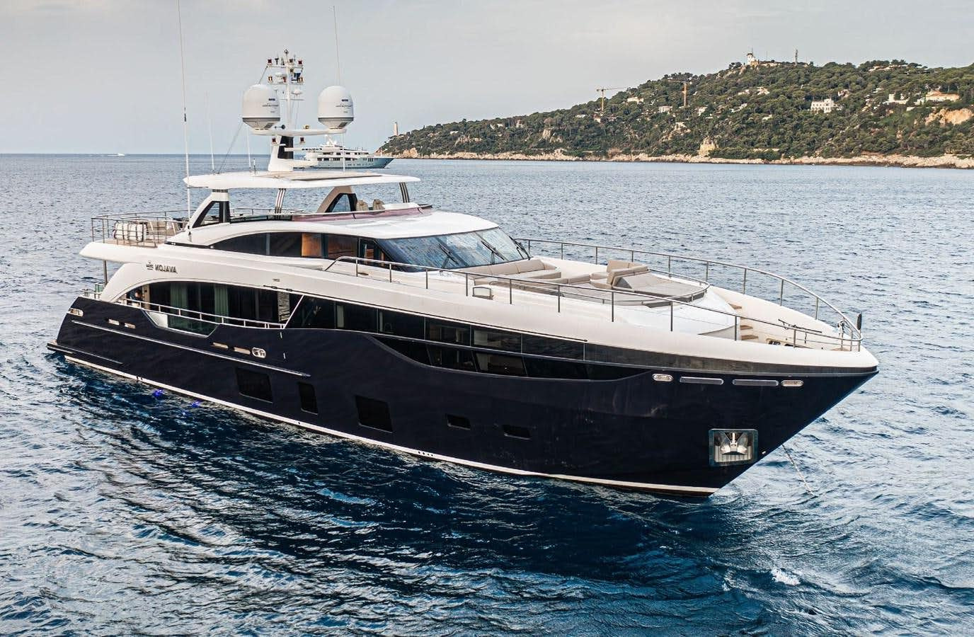 a boat on the water aboard PRINCESS 35M AVALON Yacht for Sale