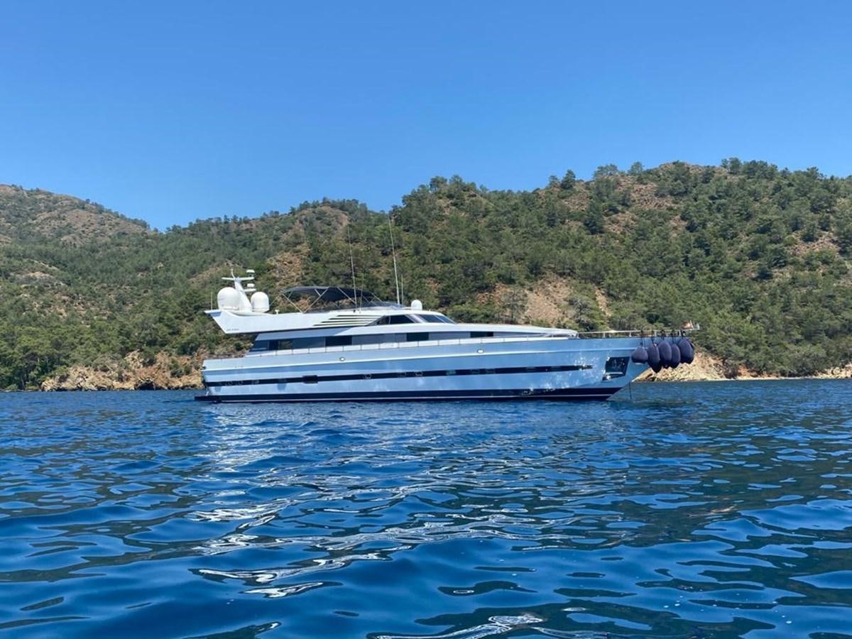 a boat on the water aboard THIRTY LOVE Yacht for Sale