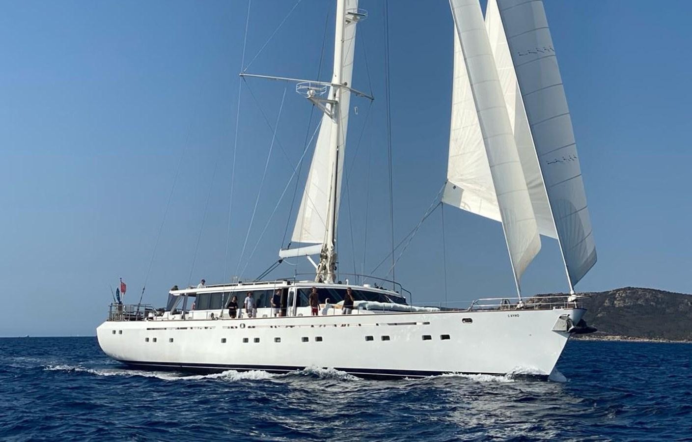 a boat on the water aboard ONYX 2 Yacht for Sale