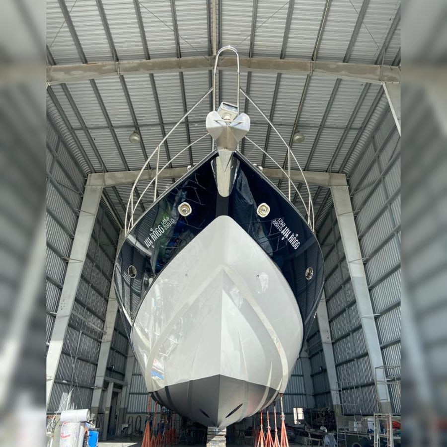 a space shuttle from a ceiling aboard AUGUST MOON Yacht for Sale