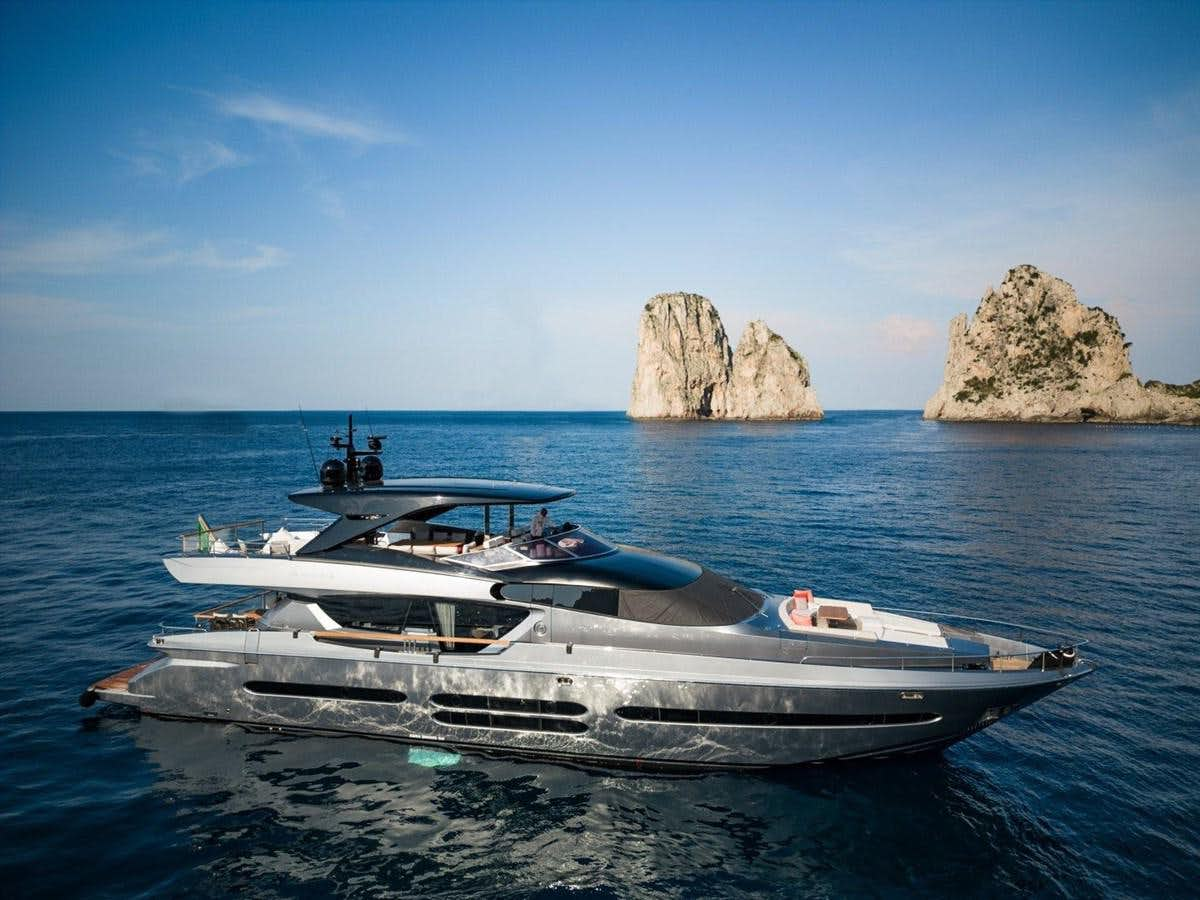 a boat in the water aboard POSILLIPO TECHNEMA 90 Yacht for Sale