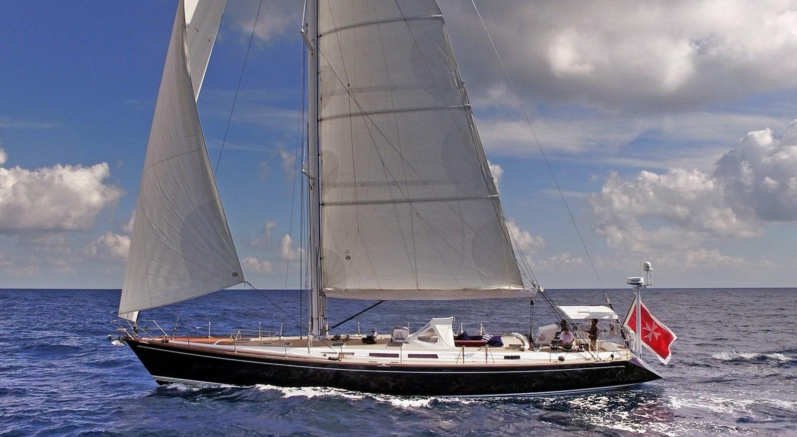 a sailboat on the water aboard FAR OUT Yacht for Sale