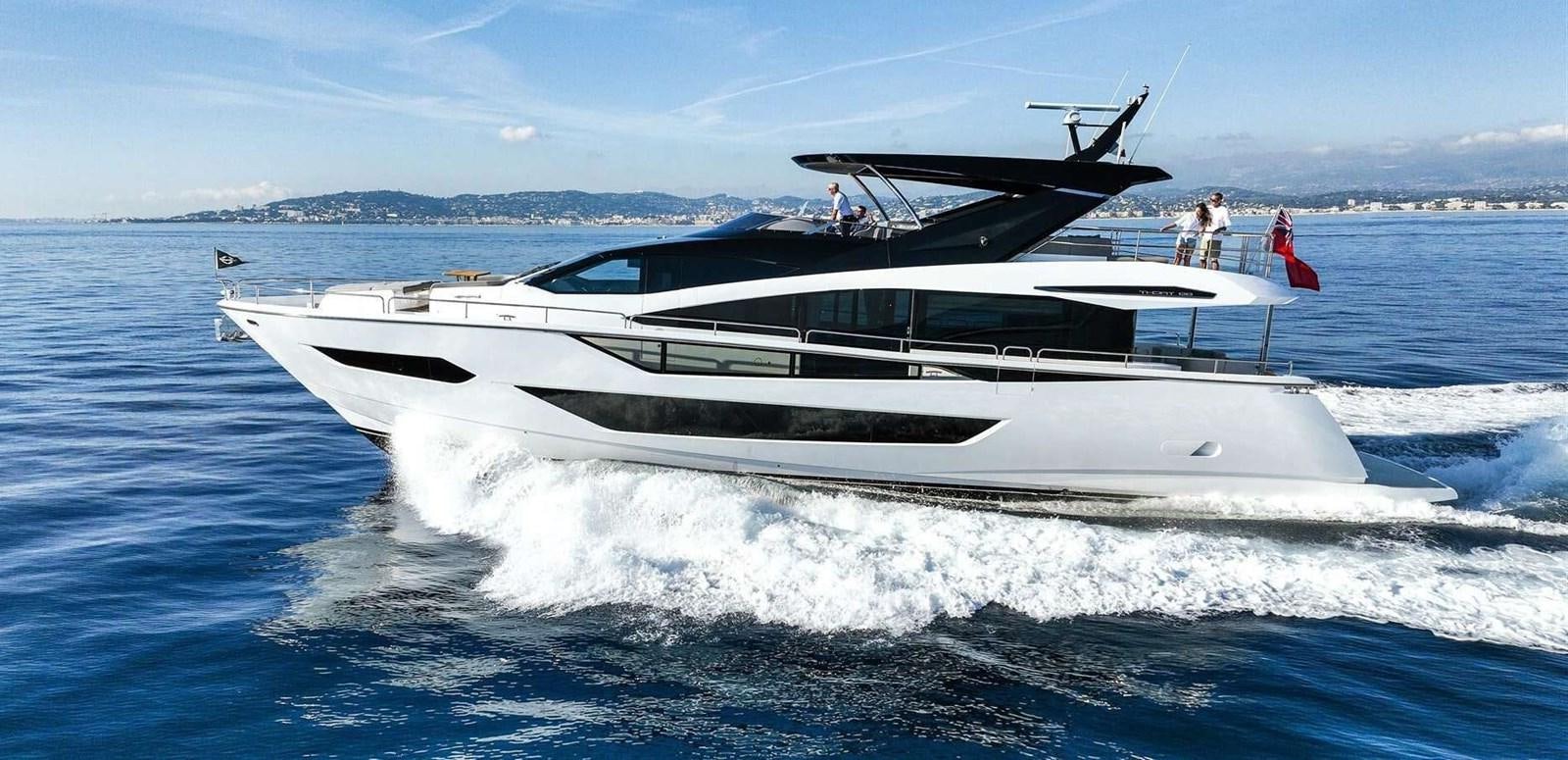 a boat in the water aboard SUNSEEKER 88 Yacht for Sale