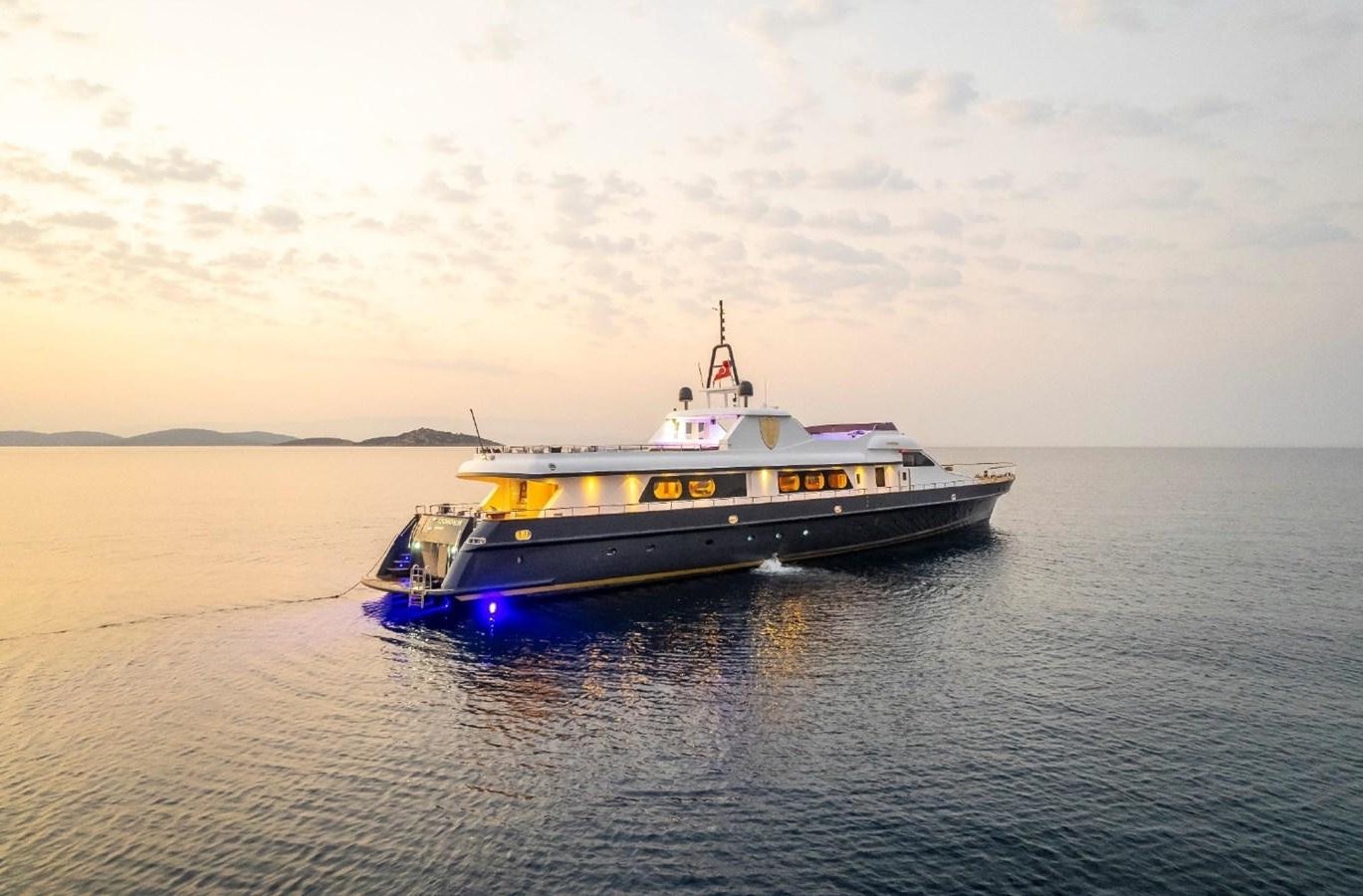 a boat on the water aboard ALKONOST Yacht for Sale