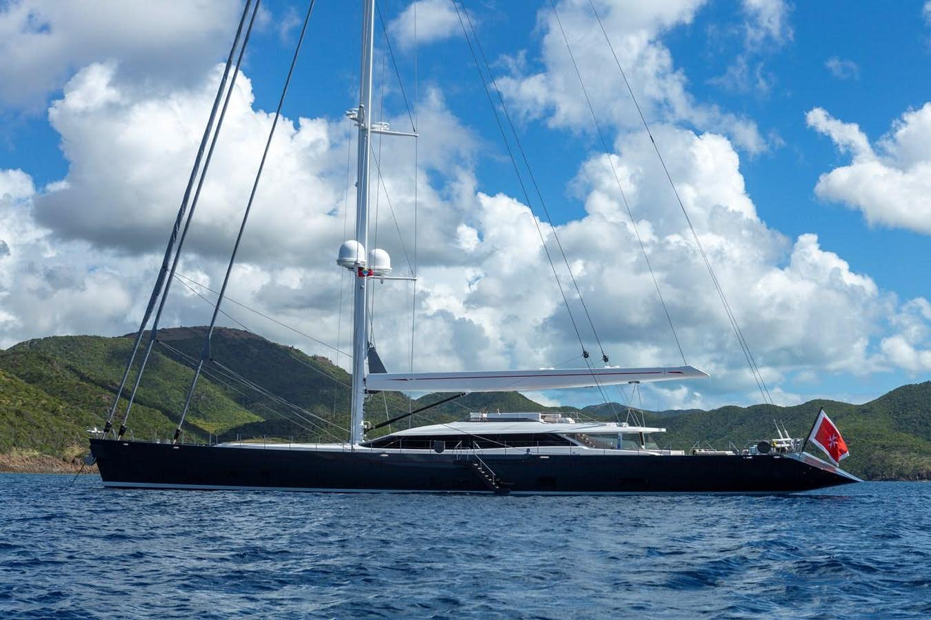 a boat on the water aboard RED DRAGON Yacht for Sale