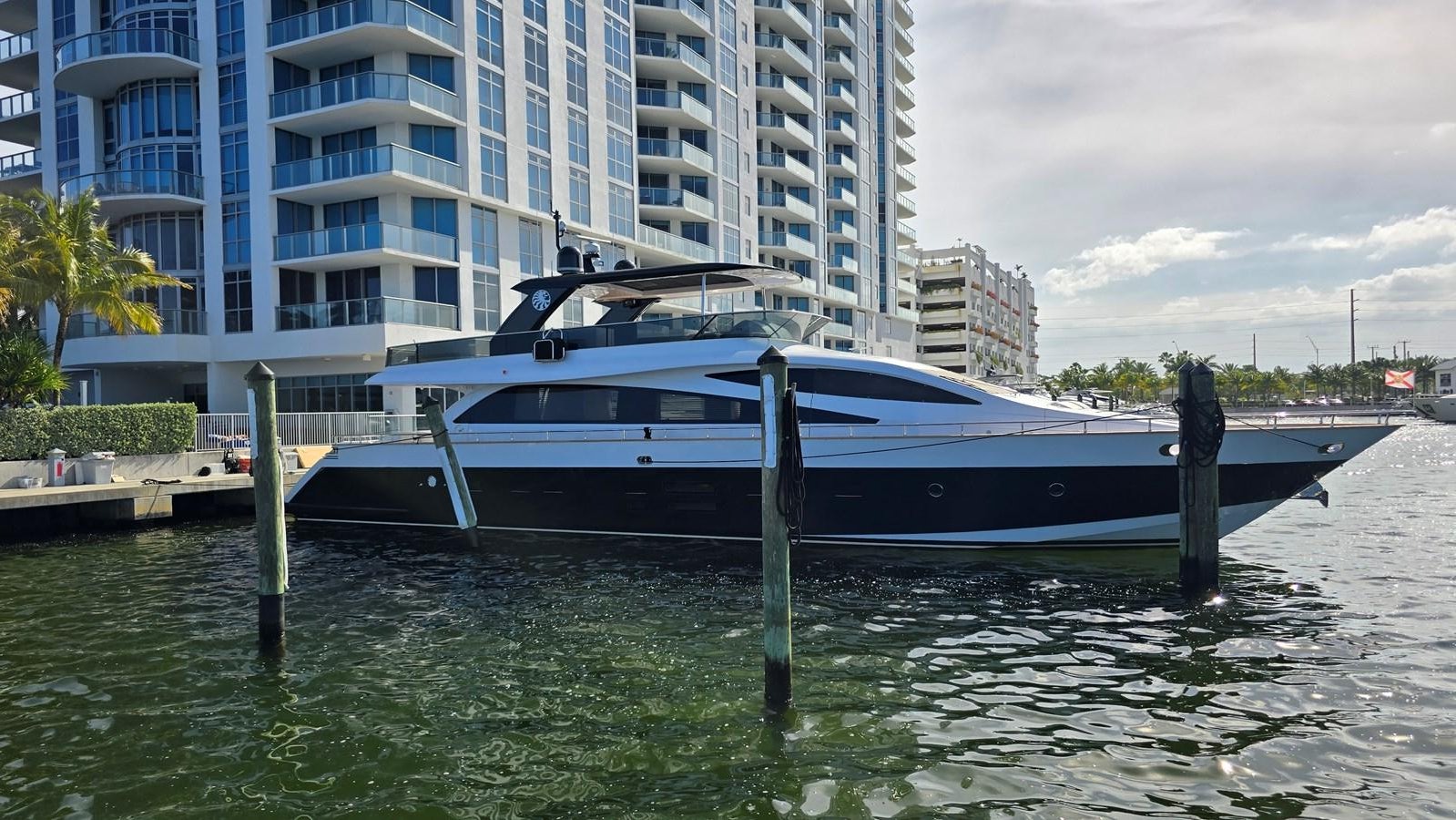 a boat in the water aboard AMER 94 Yacht for Sale