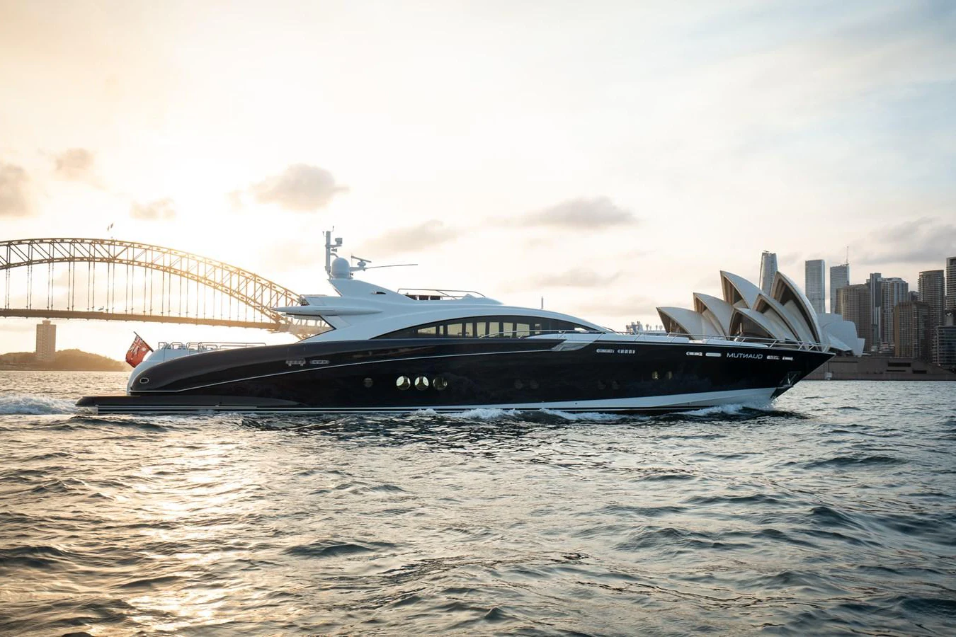 a boat in the water aboard QUANTUM Yacht for Sale