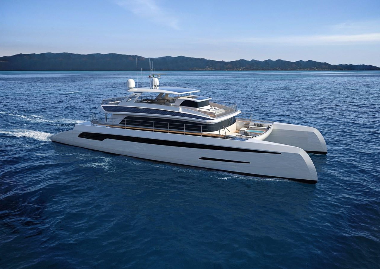 a boat on the water aboard ECO  112 POWER Yacht for Sale