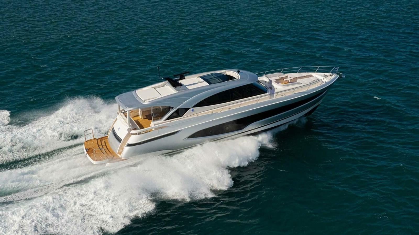 a boat on the water aboard 6800 SPORT  PLATINUM Yacht for Sale