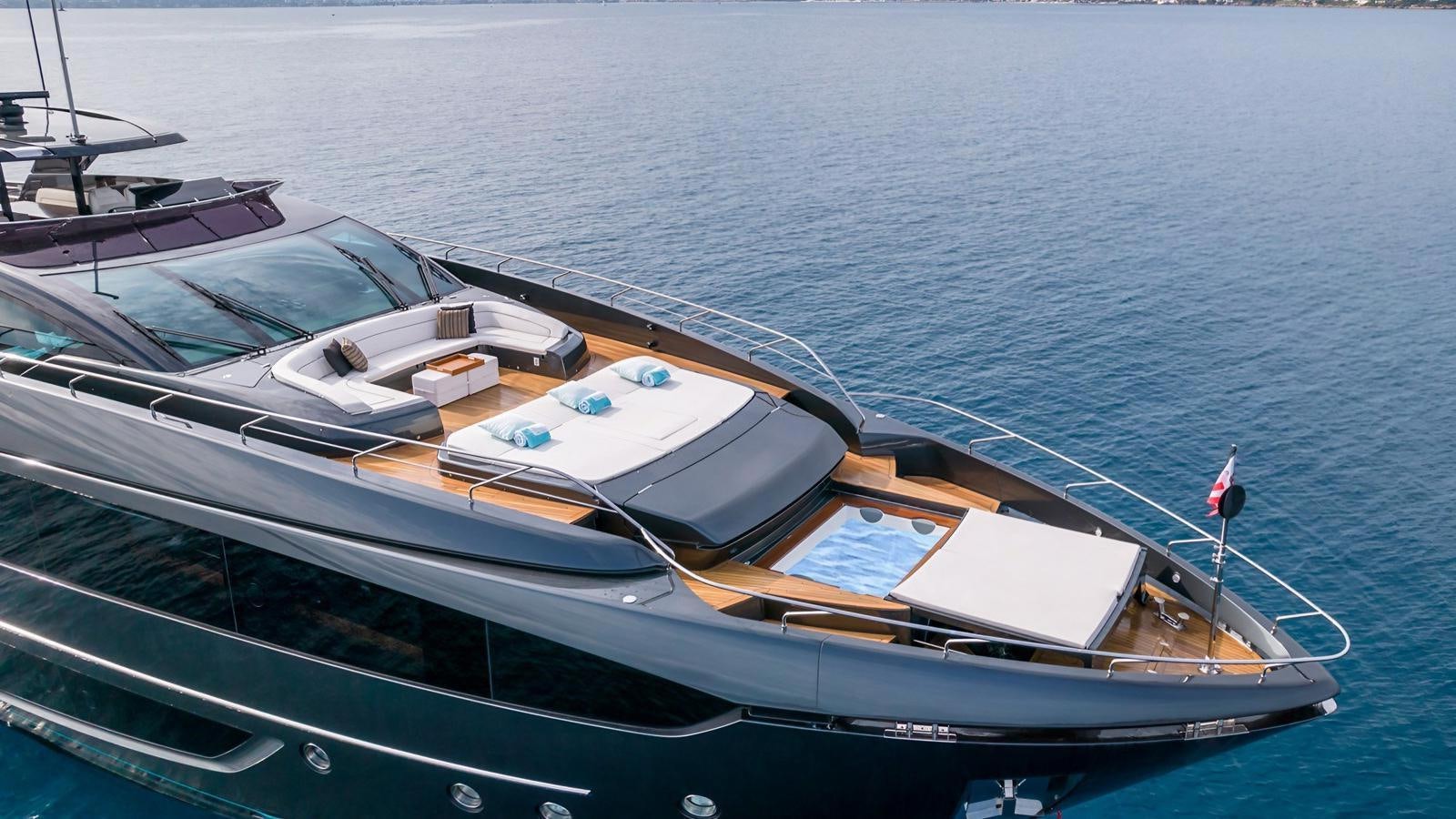 a boat on the water aboard LADY FIRST Yacht for Sale