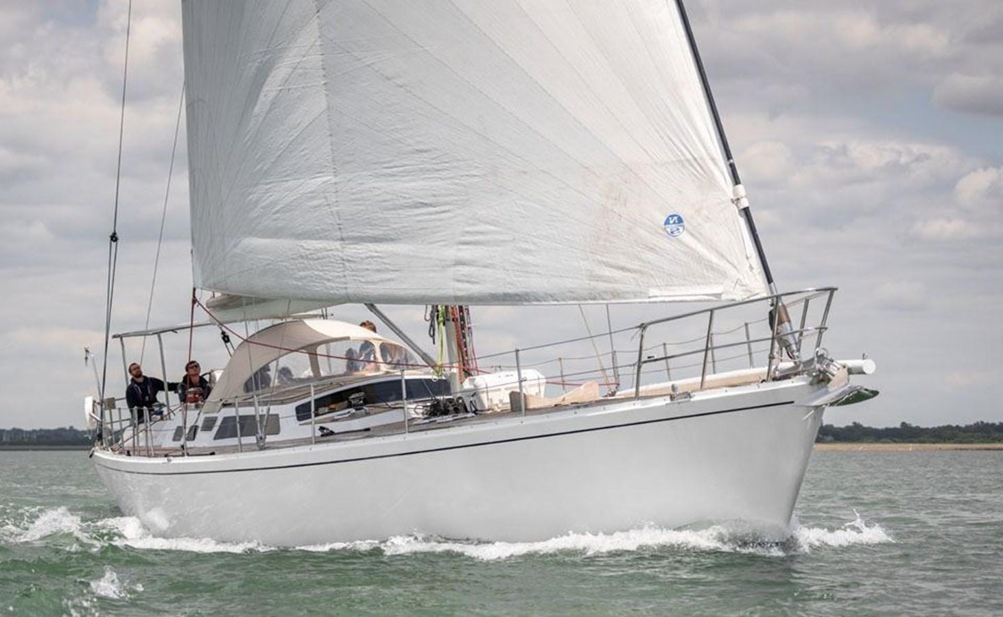 a boat on the water aboard ECOVER OF SKAGEN Yacht for Sale