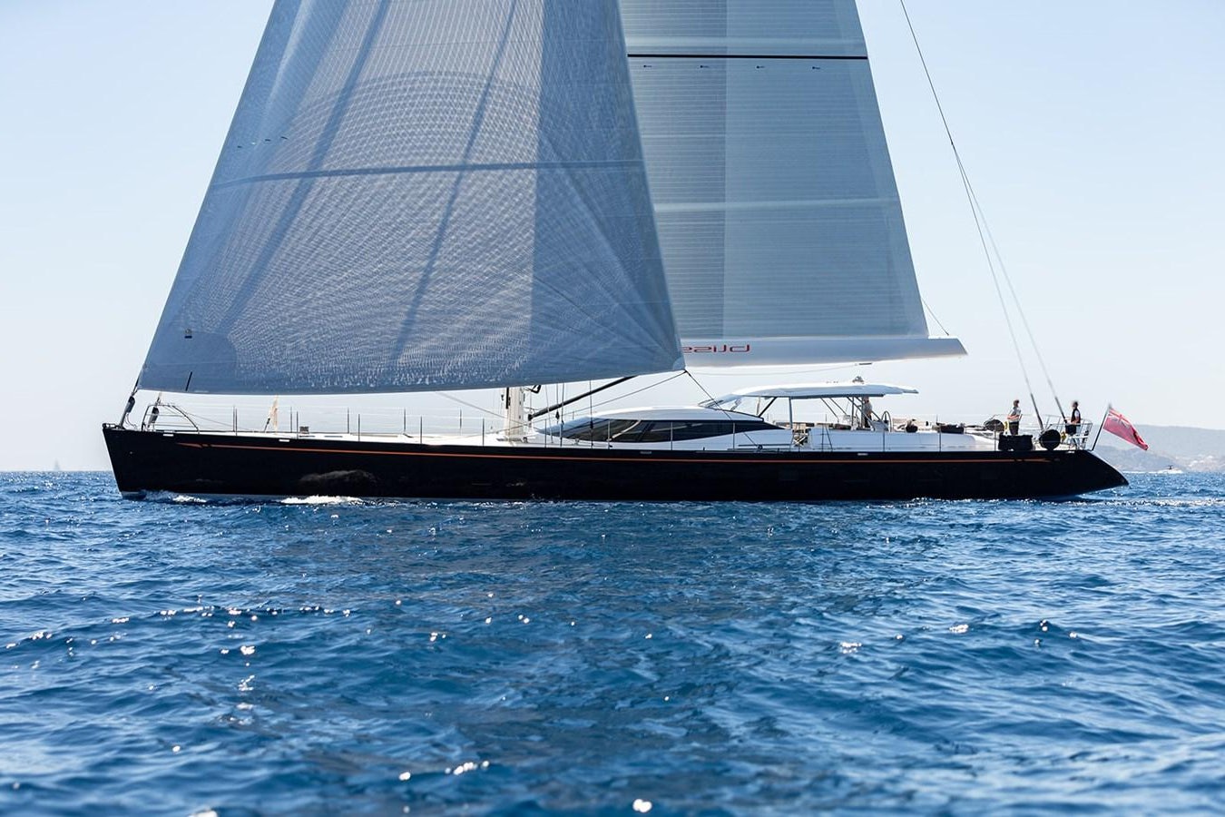 a boat on the water aboard BLISS Yacht for Sale