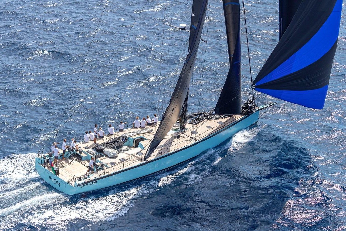 a boat on the water aboard MOMI Yacht for Sale