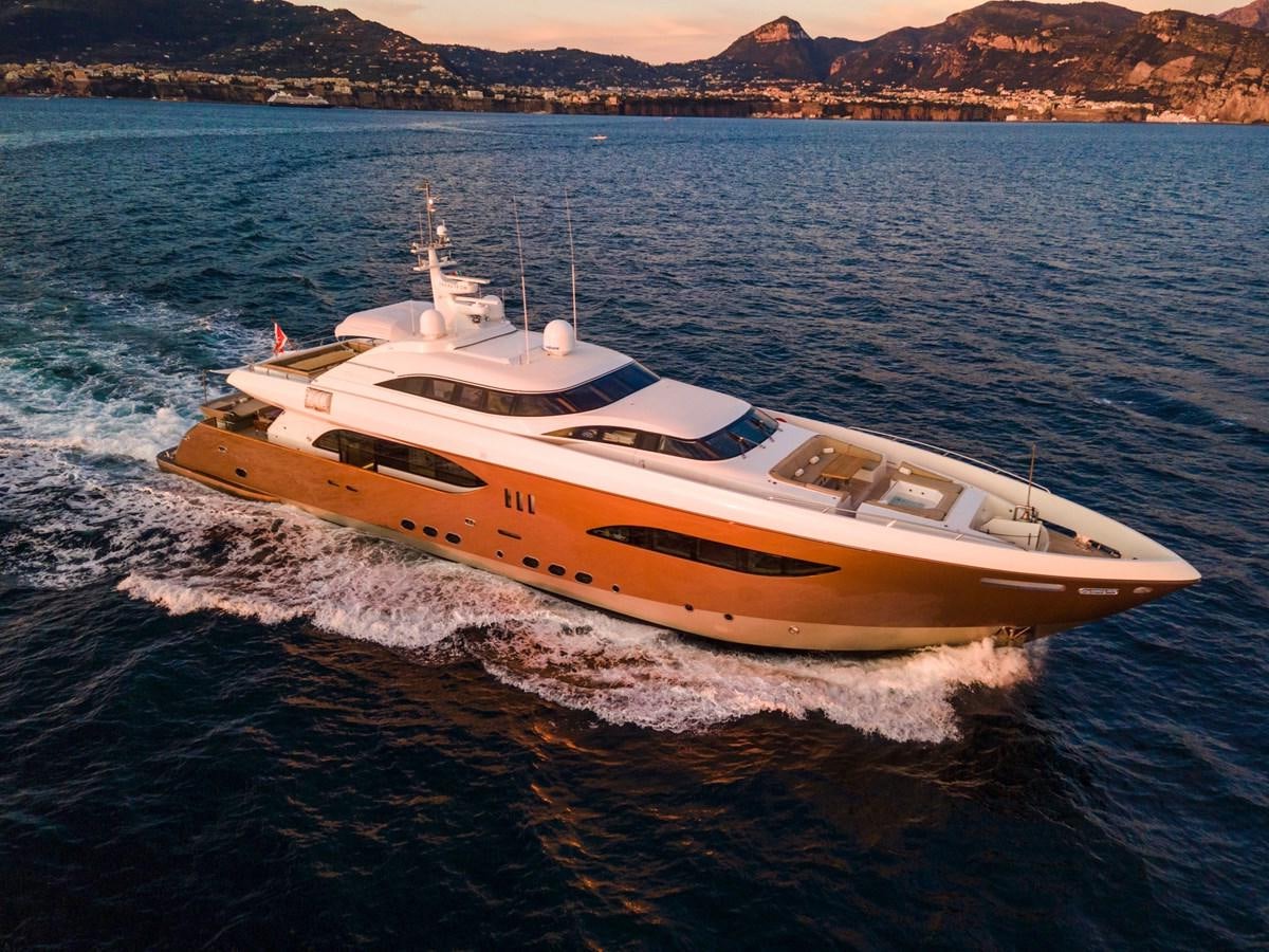 a boat on the water aboard QHT Yacht for Sale