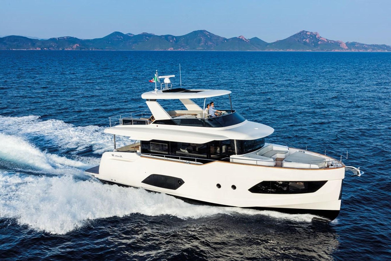 a boat on the water aboard NAVETTA 75 Yacht for Sale