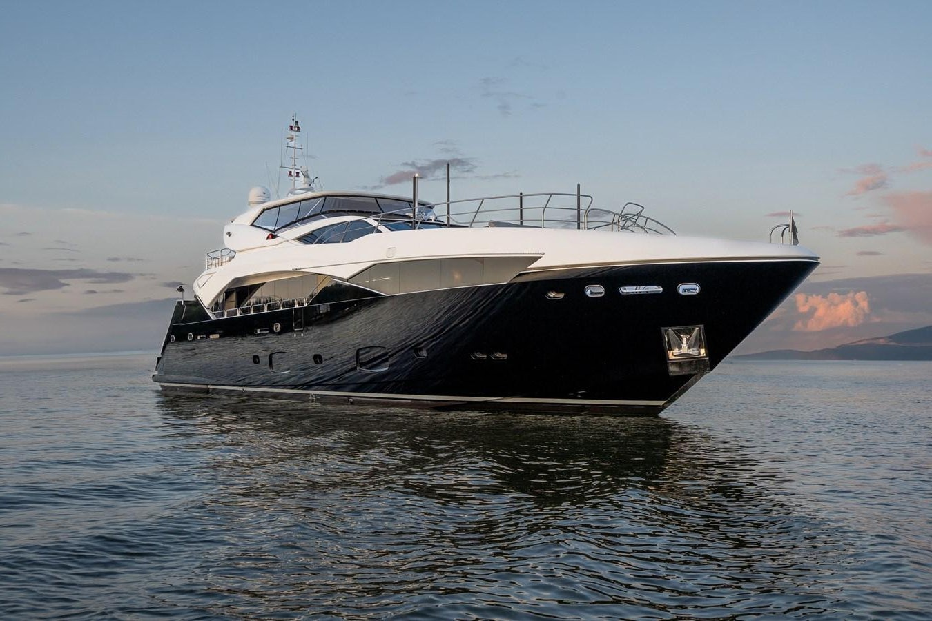 a boat on the water aboard SUNSEEKER PREDATOR 115 Yacht for Sale