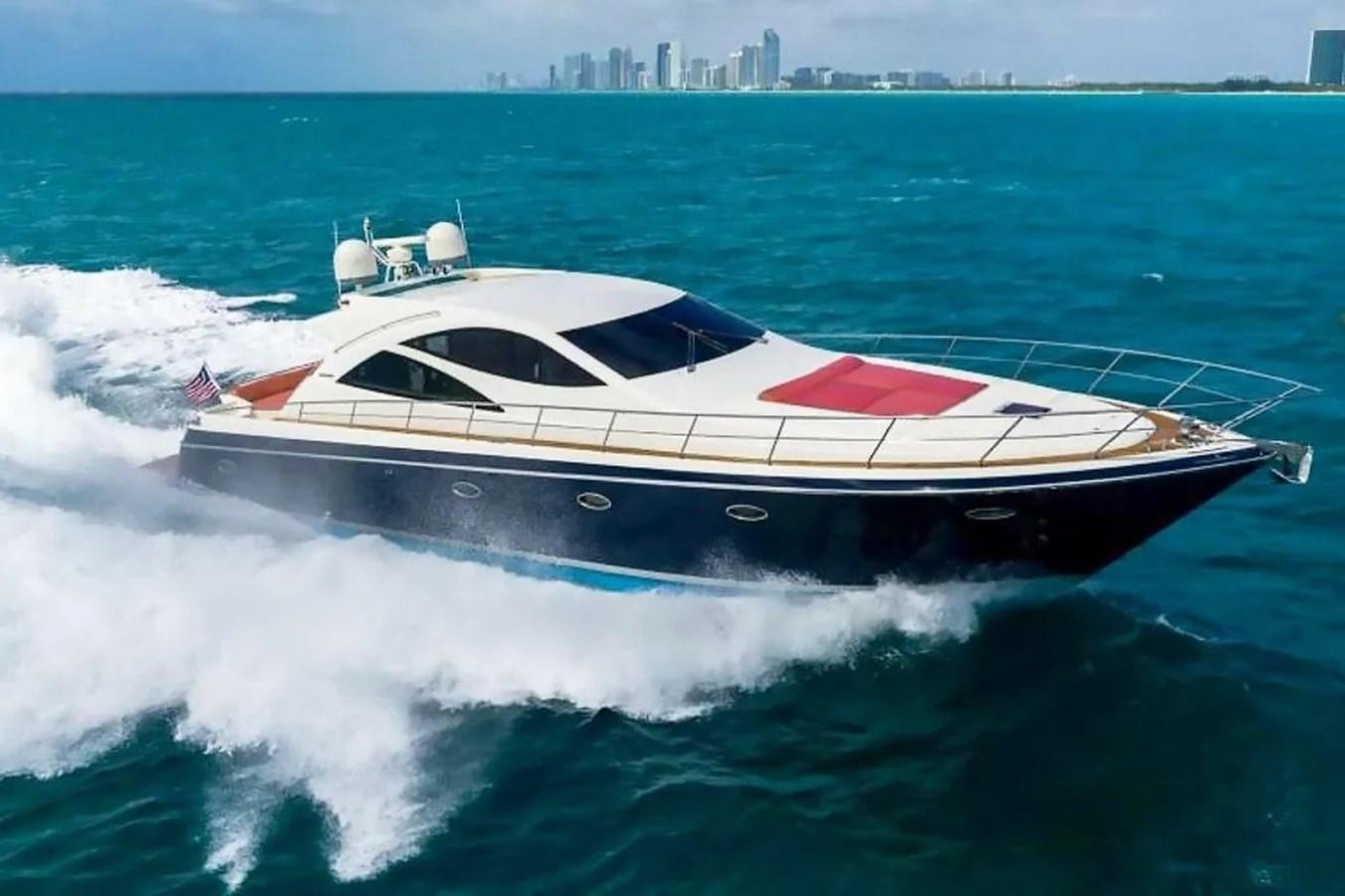 a boat on the water aboard BELLA VITA Yacht for Sale