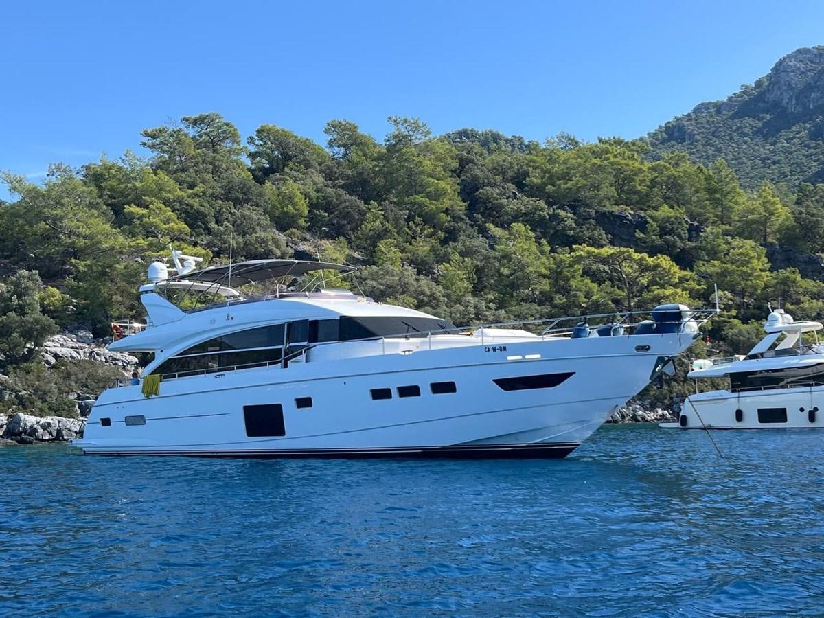 a boat in the water aboard MS FELICE Yacht for Sale