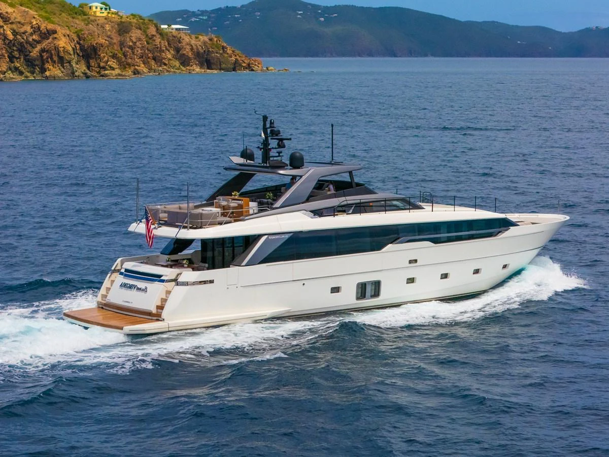 a boat on the water aboard SWEET VIRGINIA Yacht for Sale