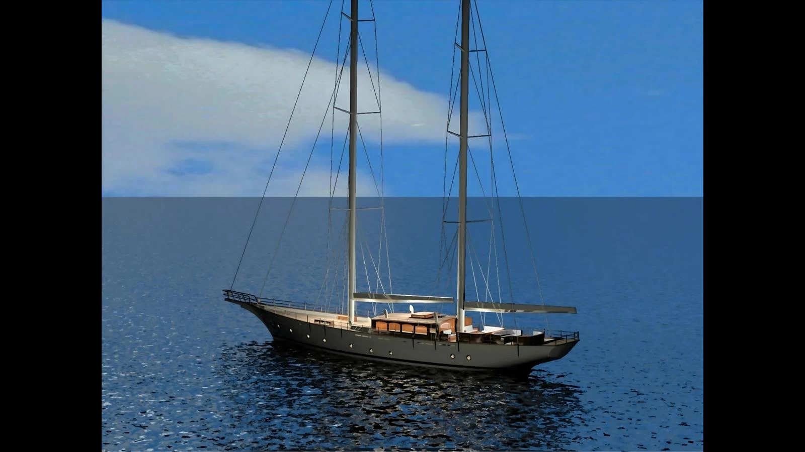 a boat on the water aboard AGICA Yacht for Sale