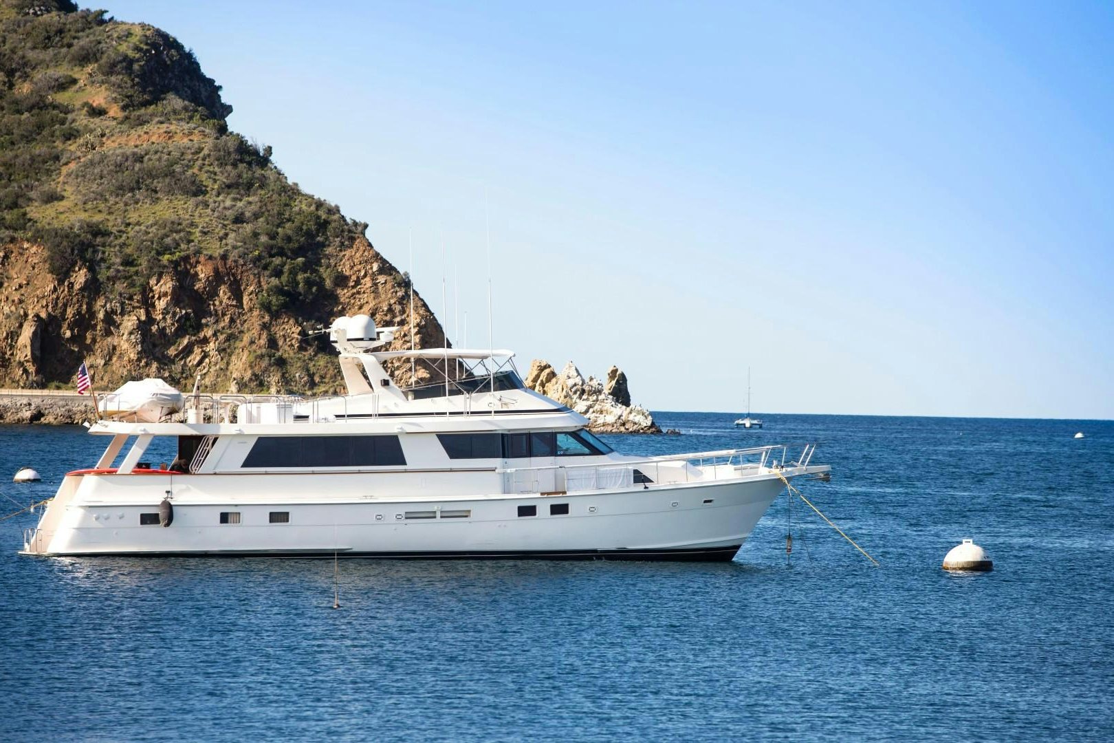 a boat on the water aboard CATCHIN FEELINGS Yacht for Sale