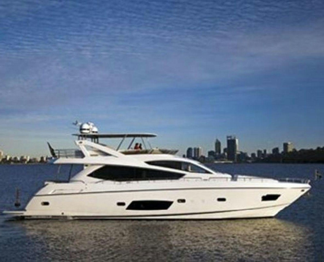 a yacht on the beach aboard GEMINI Yacht for Sale