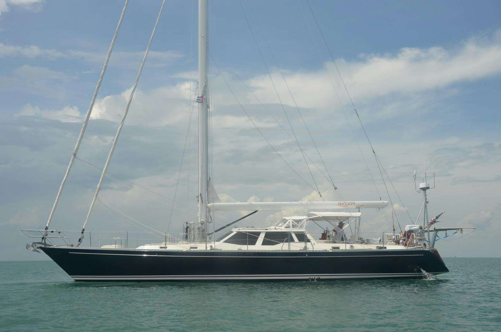 a boat on the water aboard PINTAIL Yacht for Sale