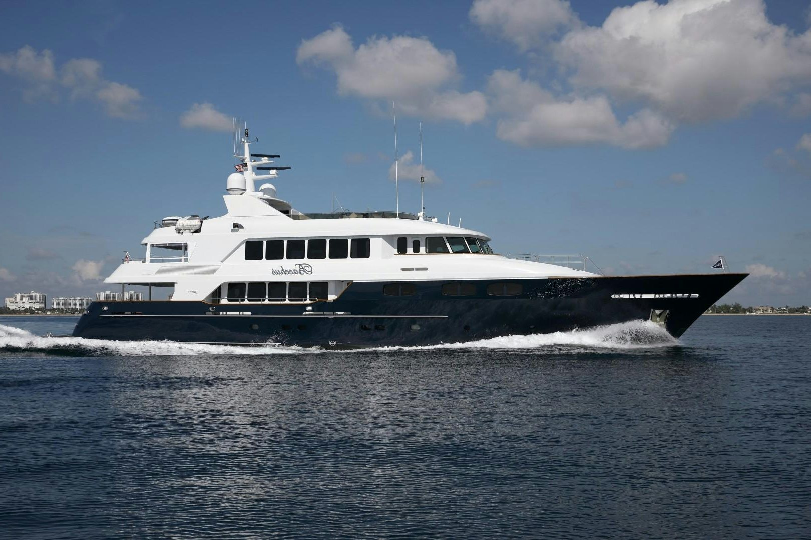 a boat on the water aboard BACCHUS "NAME RESERVED" Yacht for Sale