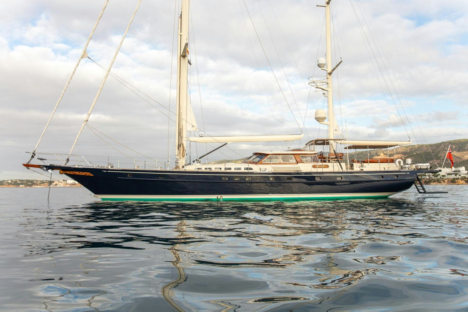 a boat on the water aboard AUDREY II Yacht for Sale