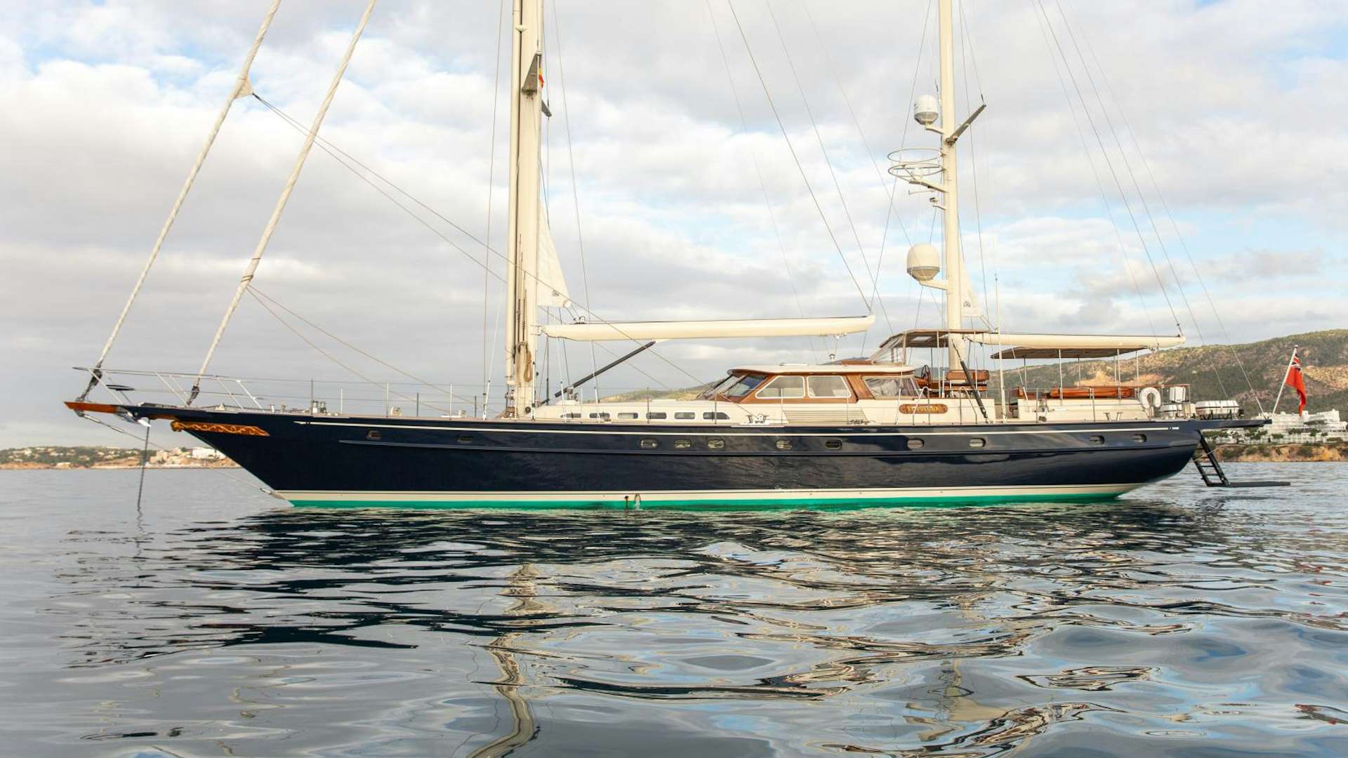 a boat on the water aboard AUDREY II Yacht for Sale