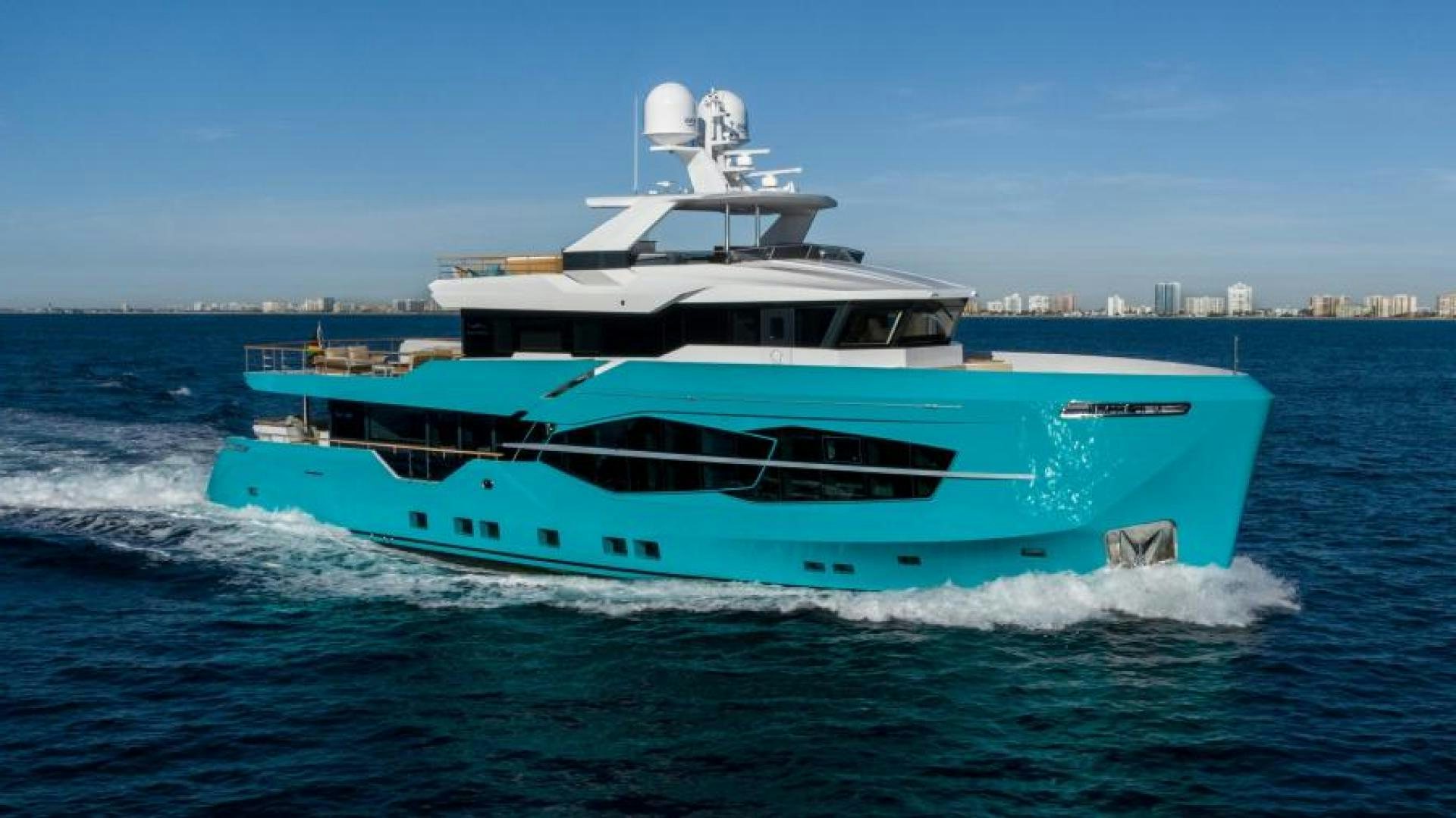 a boat on the water aboard ZARANIA Yacht for Sale