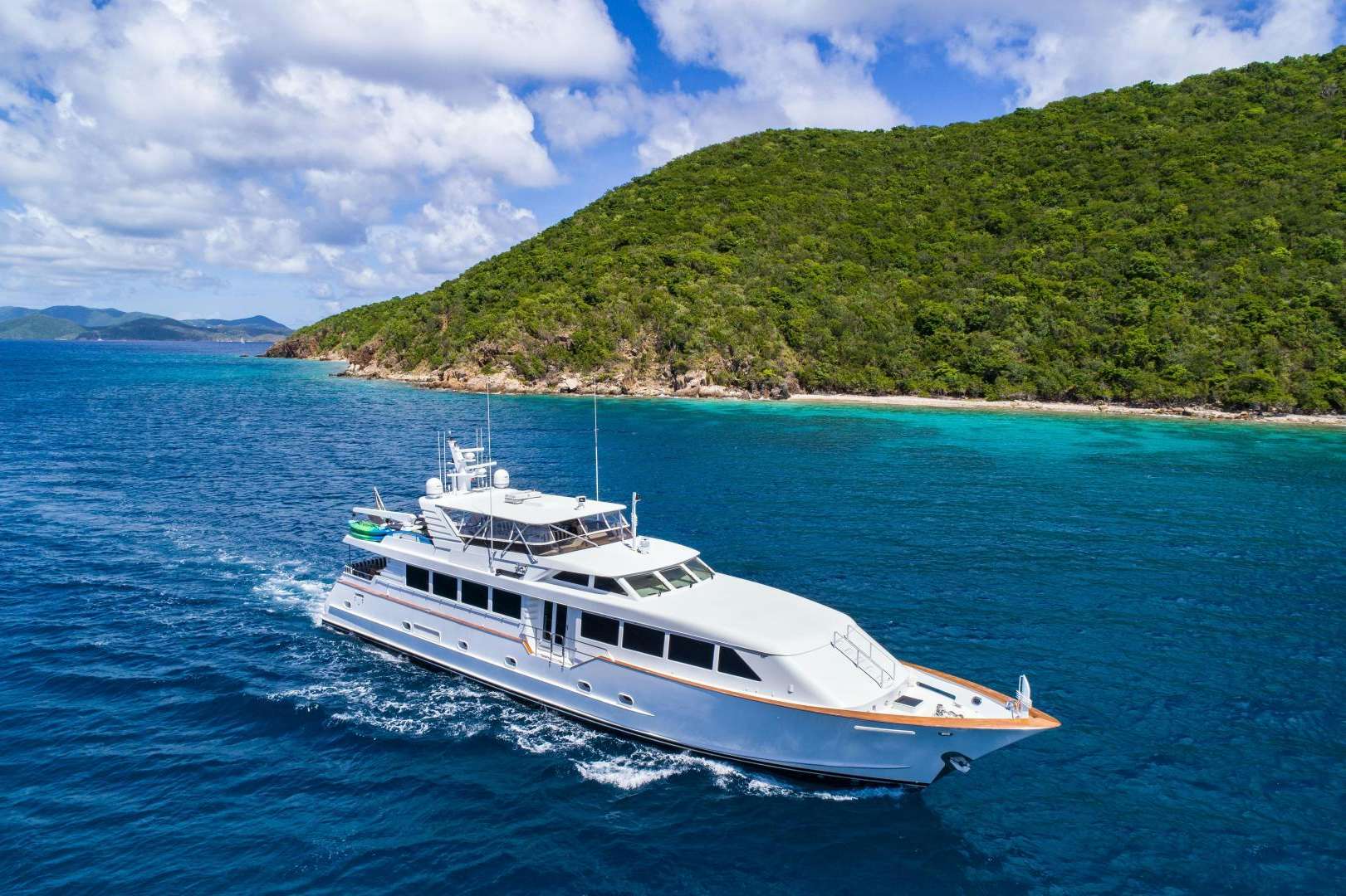 a boat on the water aboard THREE KINGS Yacht for Sale