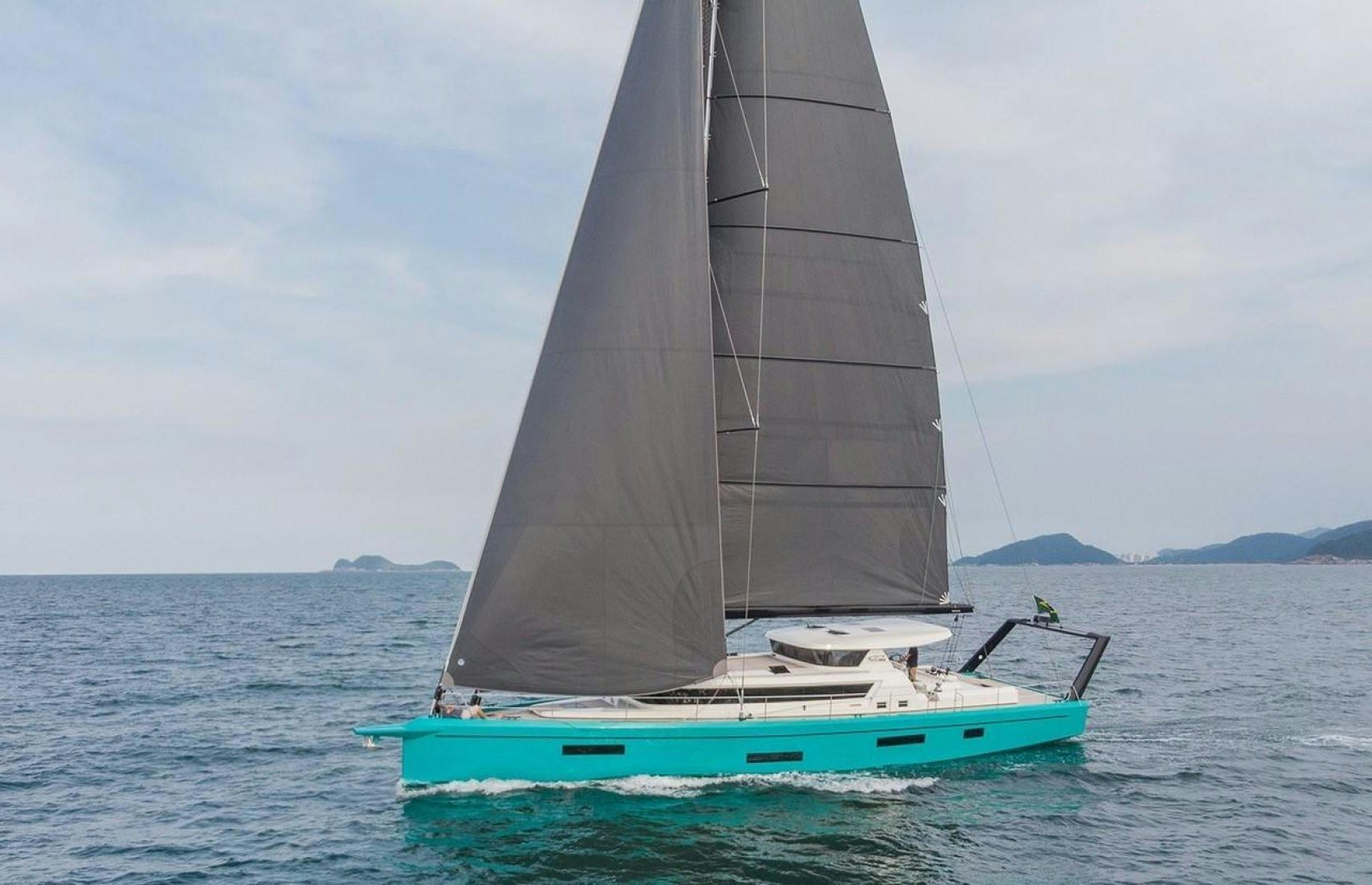 a sailboat on the water aboard LAS BRISAS Yacht for Sale