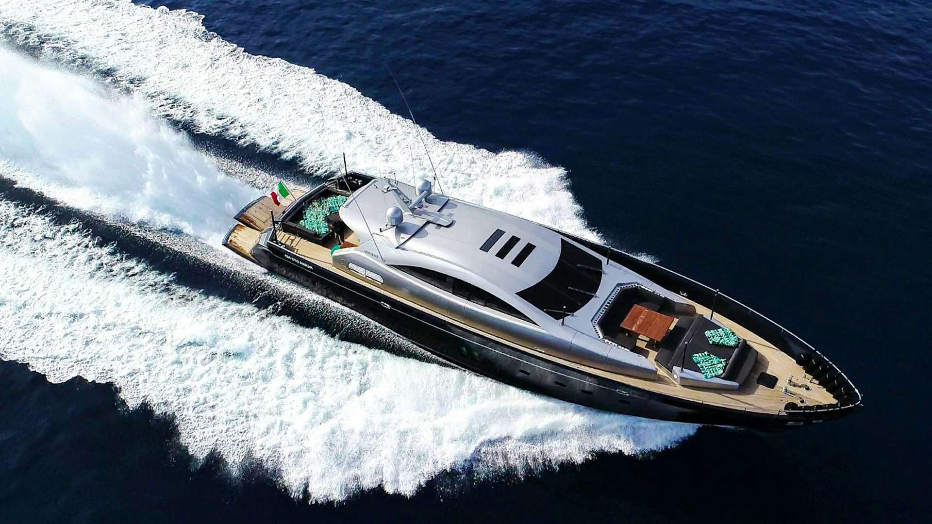 a boat on the water aboard ALE.MIA Yacht for Sale