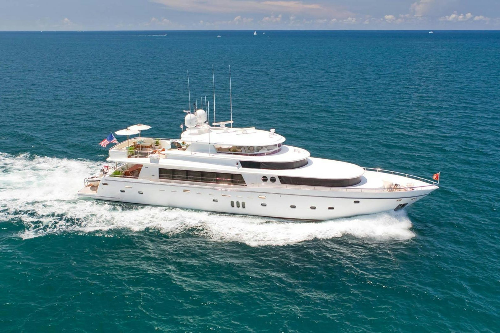 a boat on the water aboard INCEPTION Yacht for Sale