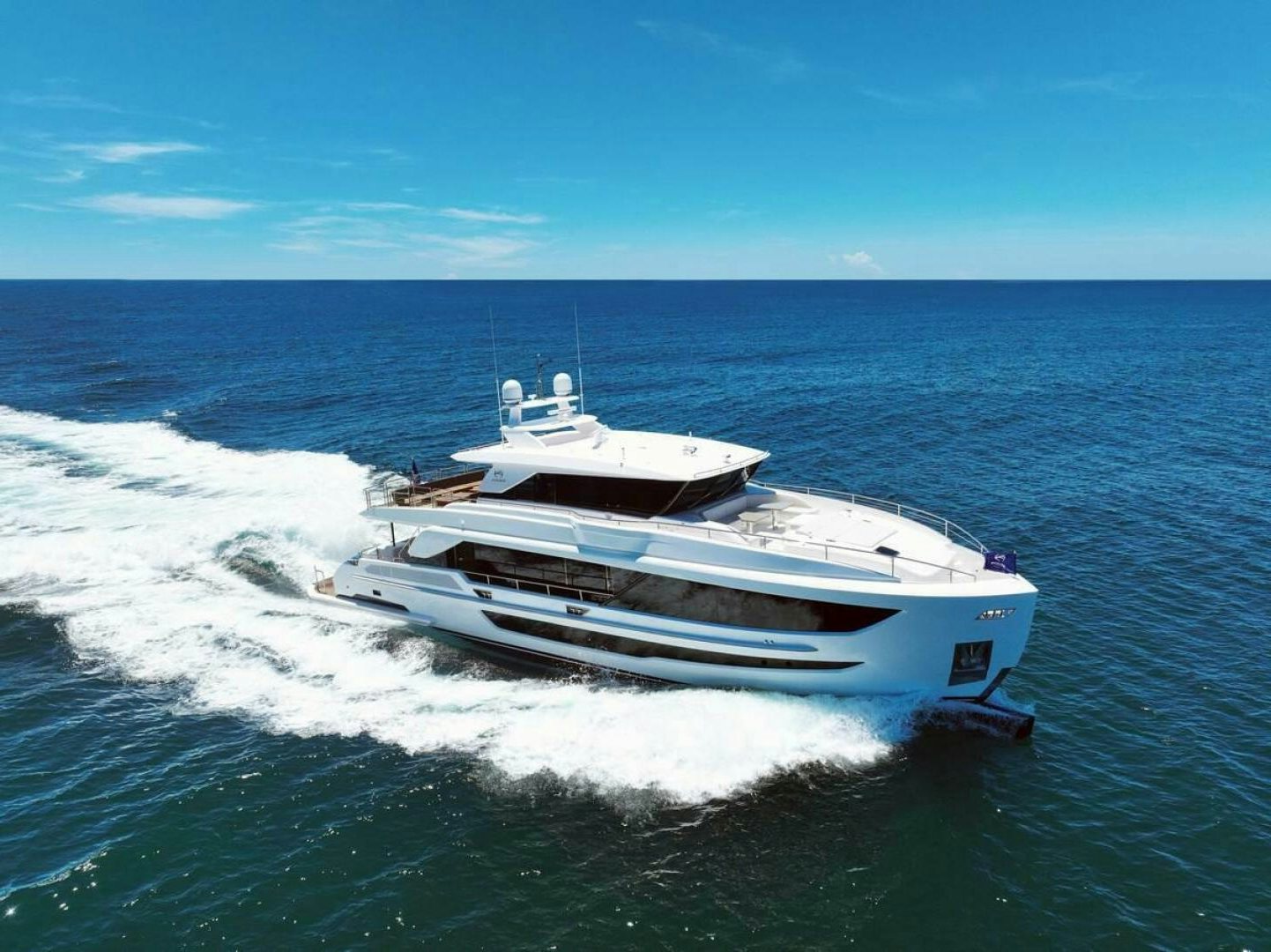 a boat on the water aboard FD90 229 Yacht for Sale