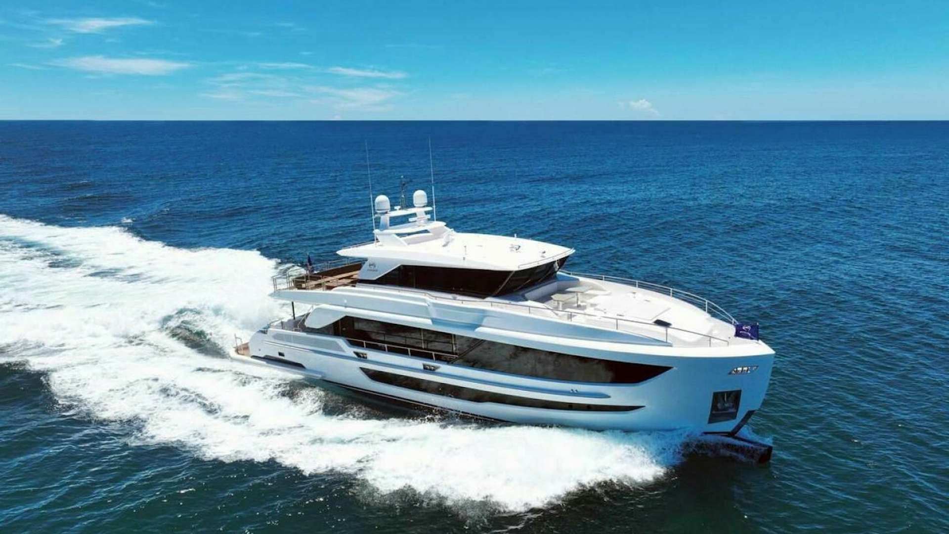 a boat on the water aboard FD90 229 Yacht for Sale