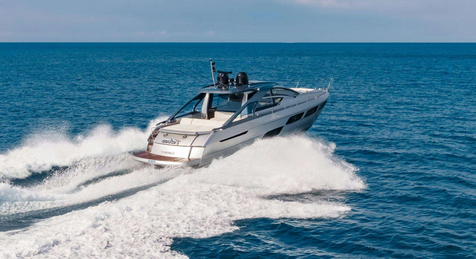 a boat on the water aboard VELOCE Yacht for Sale