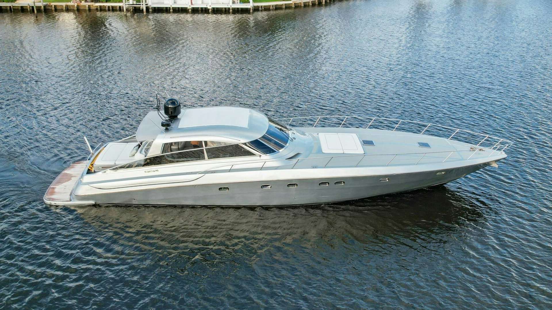 a boat on the water aboard ALCHEMY Yacht for Sale