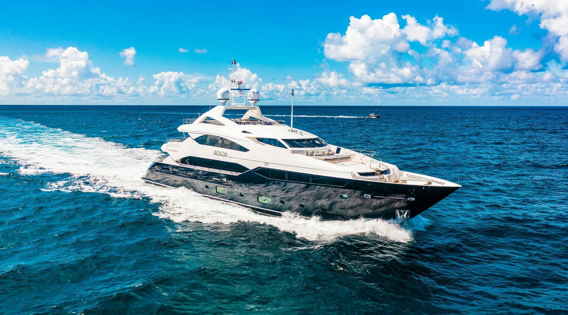 a boat on the water aboard ACACIA Yacht for Sale