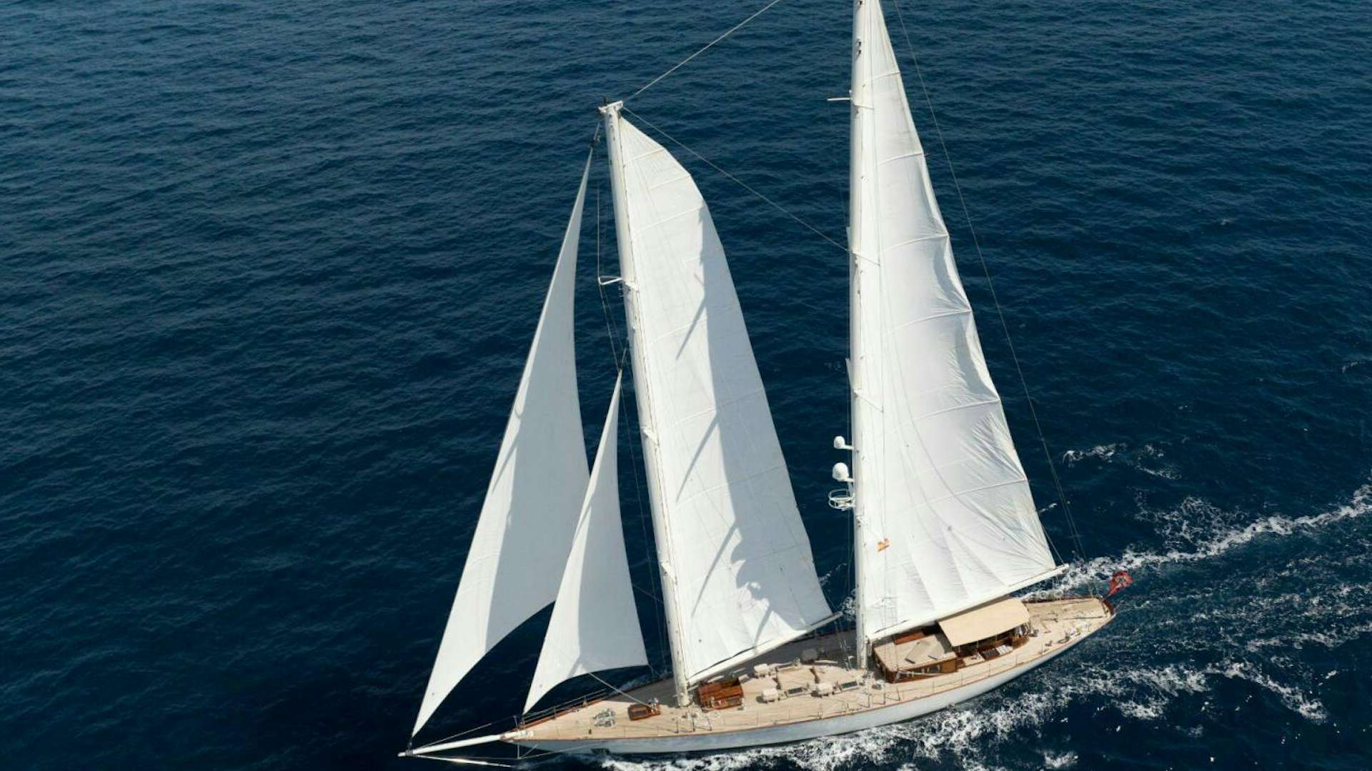 a sailboat on the water aboard GWEILO Yacht for Sale