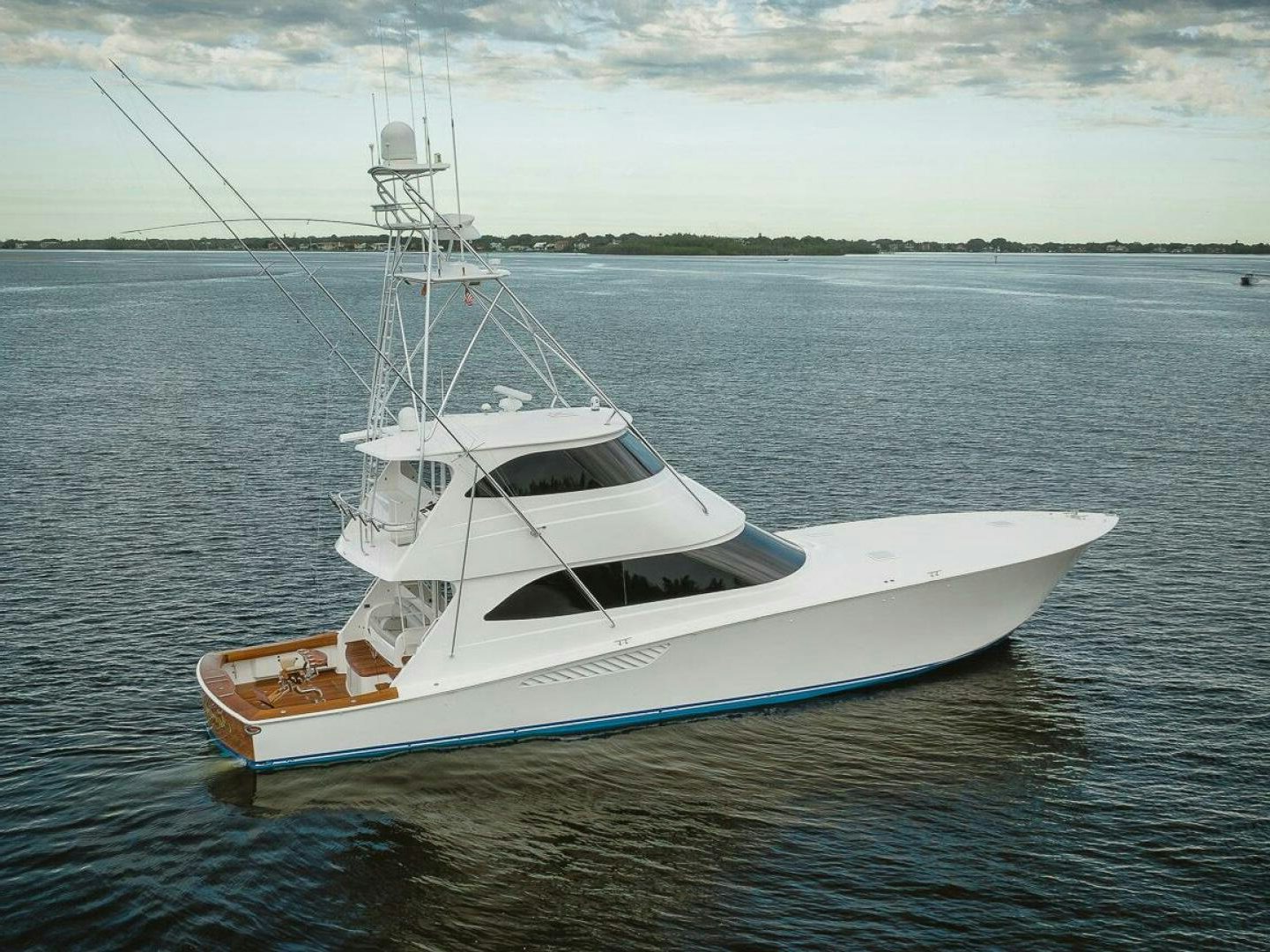 a boat on the water aboard SAVING GRACE Yacht for Sale