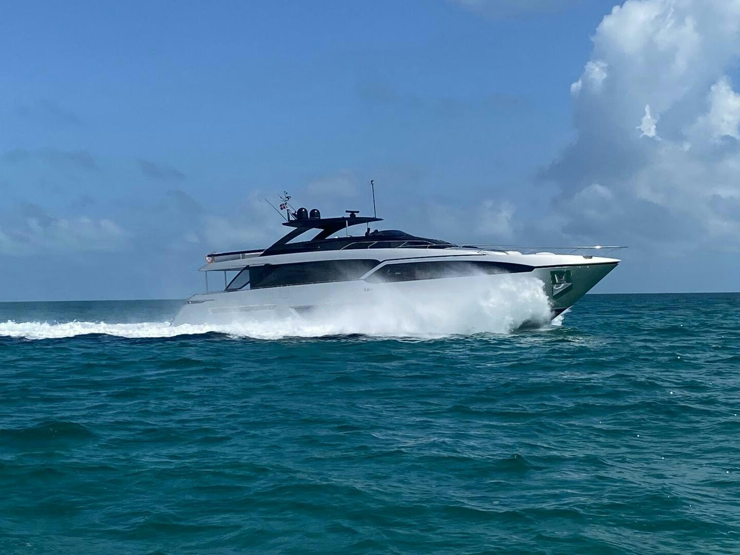 a boat in the water aboard RISE ABOVE III Yacht for Sale