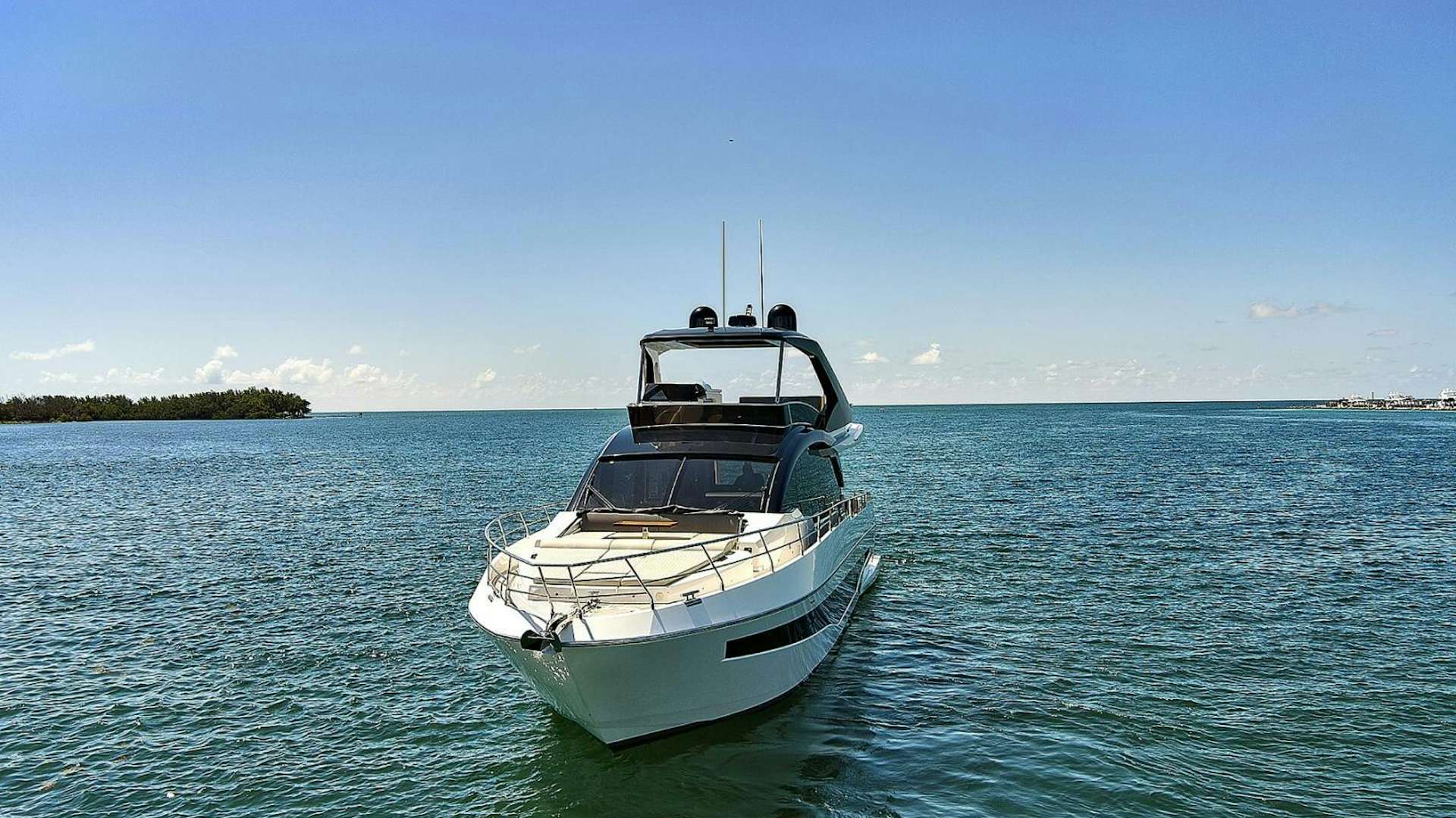 a boat in the water aboard SMILE Yacht for Sale