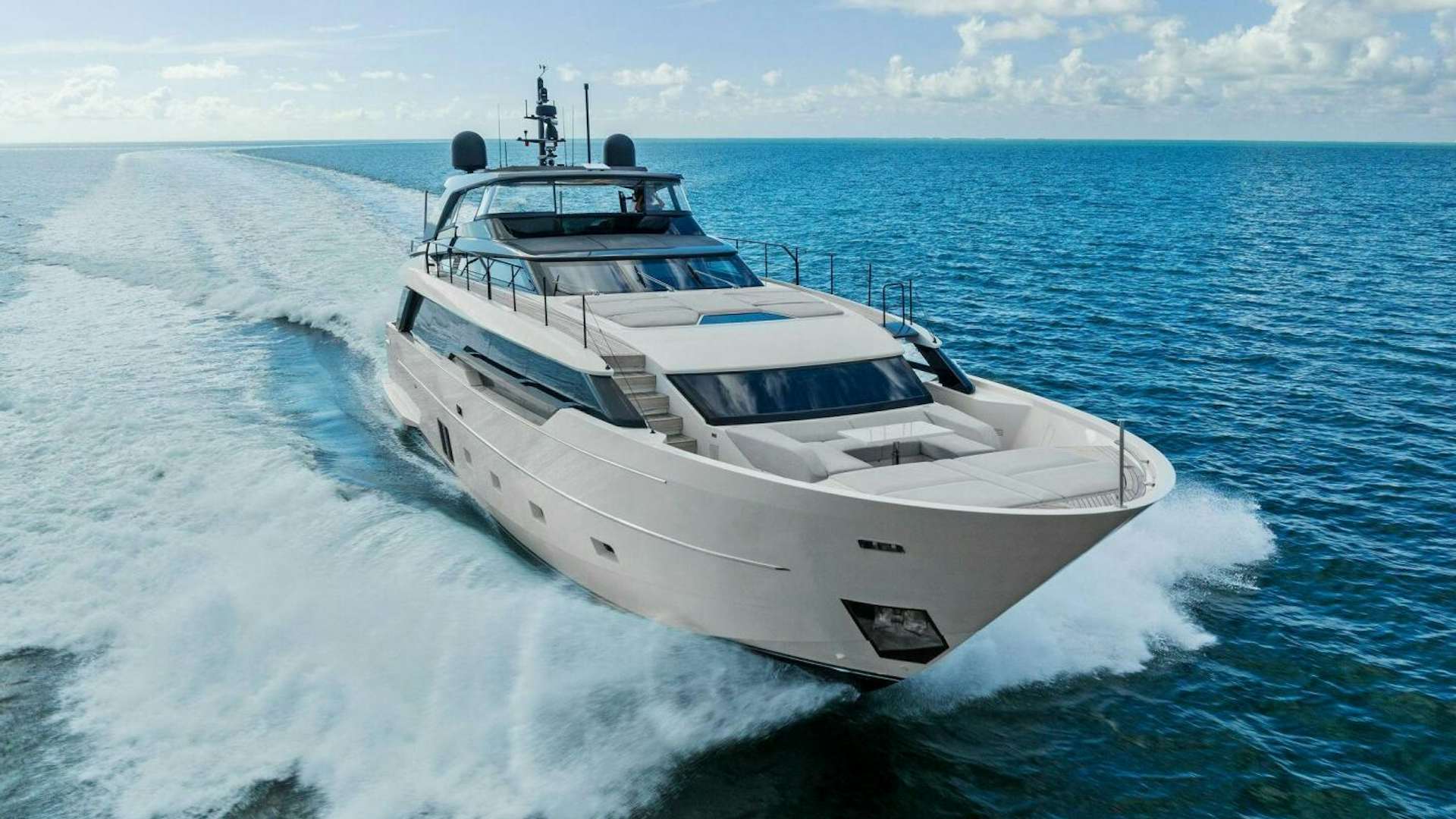 a boat on the water aboard GATSBY Yacht for Sale