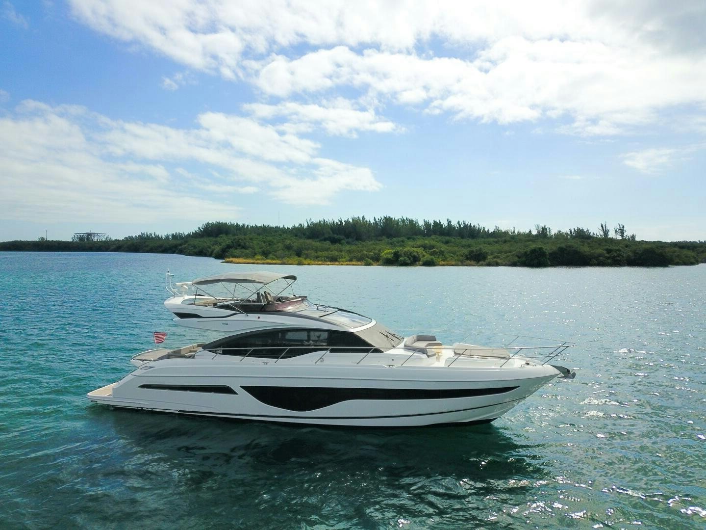 a white boat in the water aboard LADY D Yacht for Sale