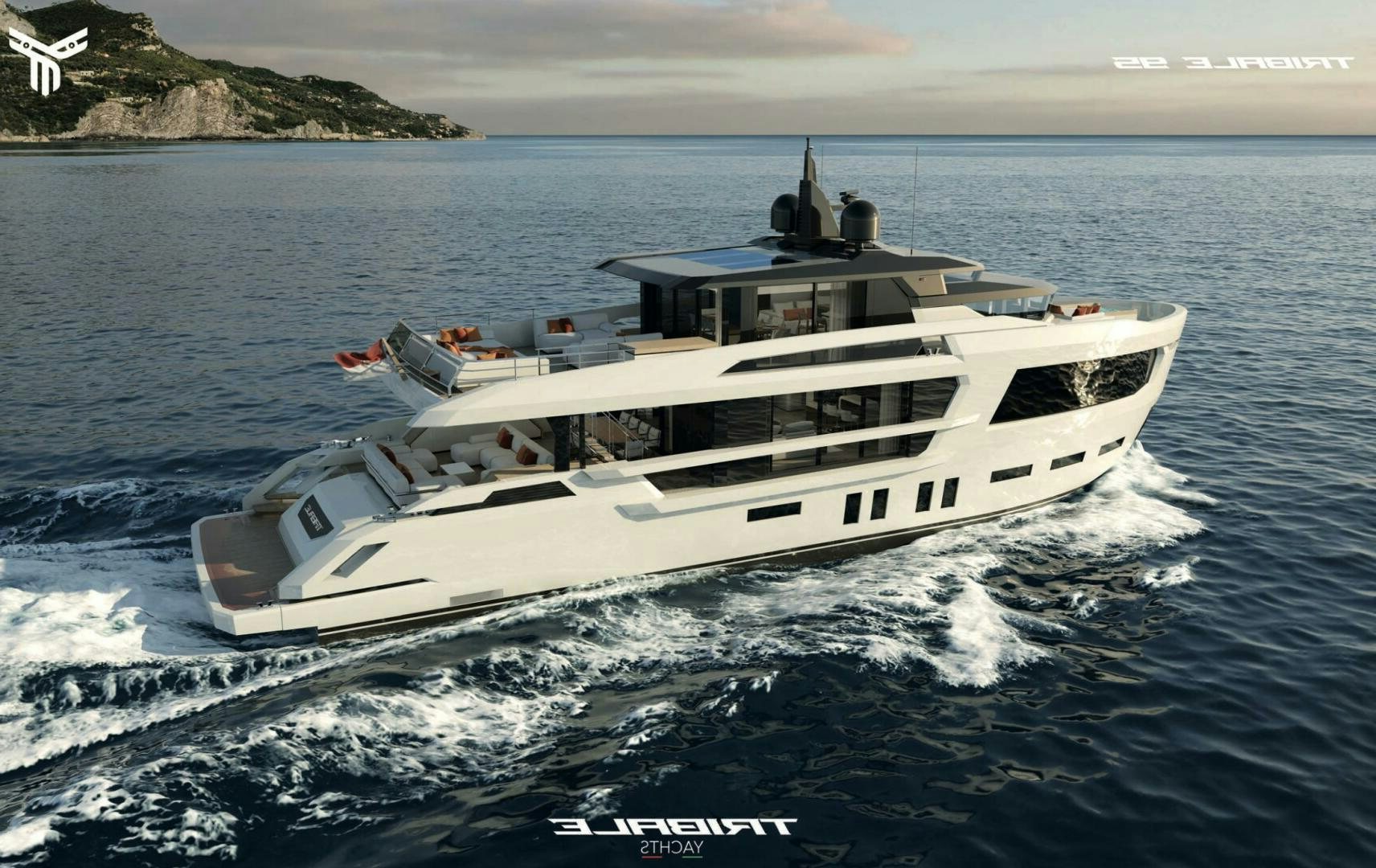 a boat on the water aboard TRIBALE YACHTS Yacht for Sale