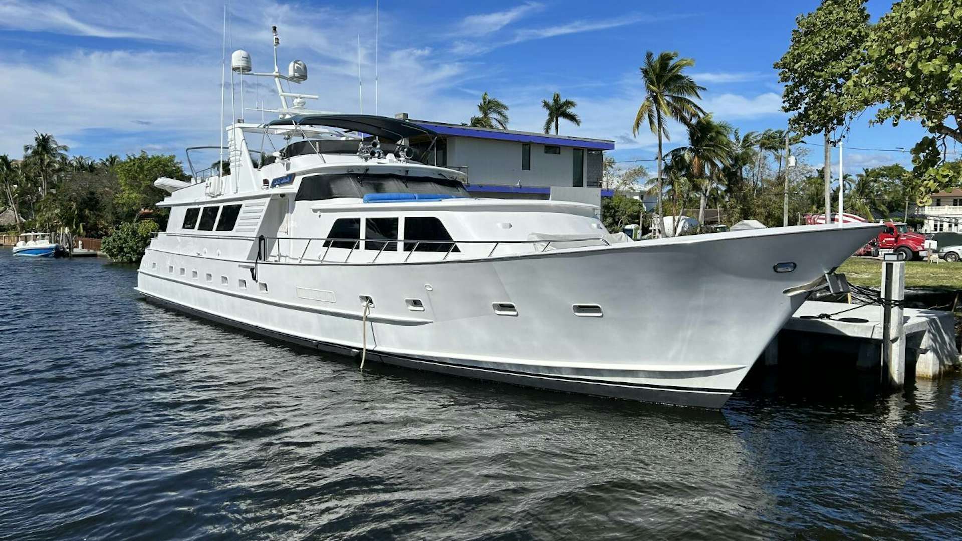 a white boat on the water aboard CARIBBEAN SOUL Yacht for Sale