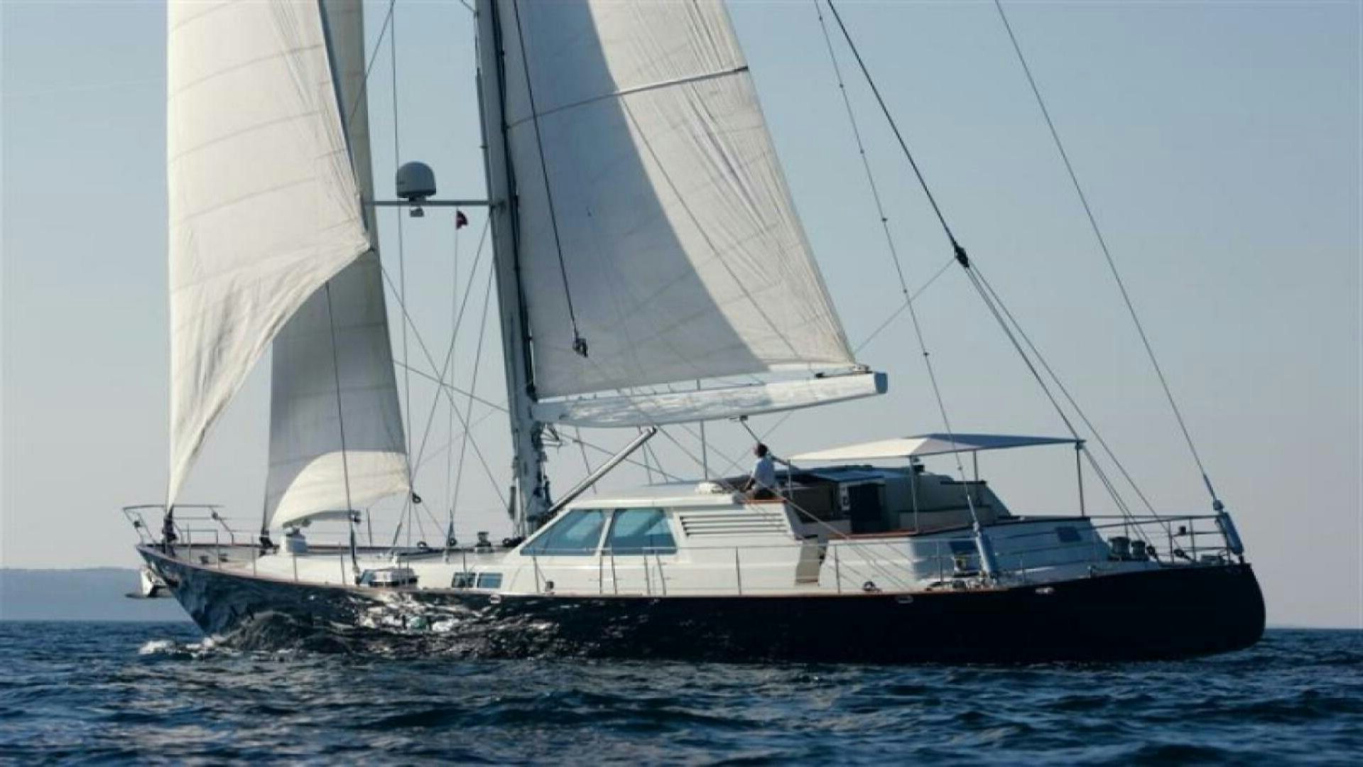 a sailboat on the water aboard VERA IV Yacht for Sale