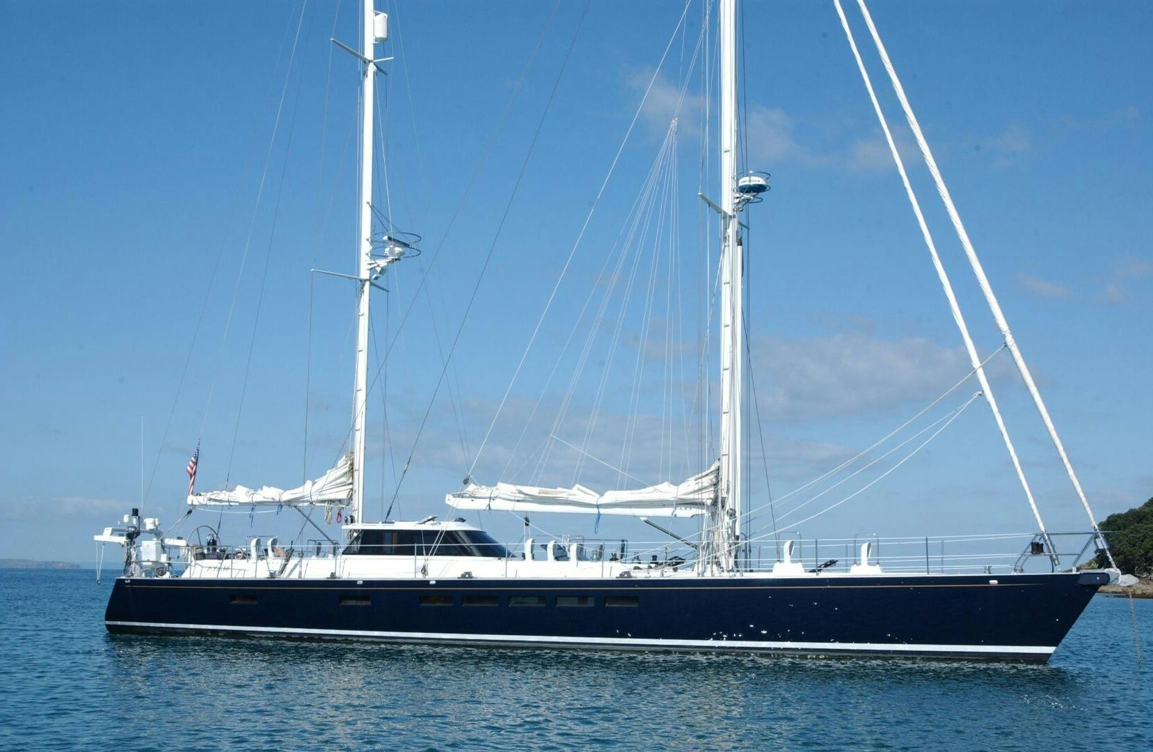 a boat on the water aboard MAYA Yacht for Sale
